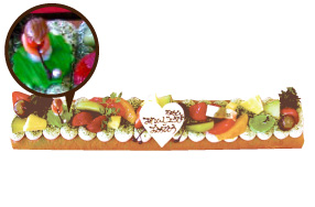 でっかいロールケーキ