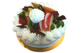 豆乳デコレーションケーキ