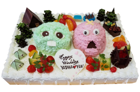 特注ウェディングケーキ