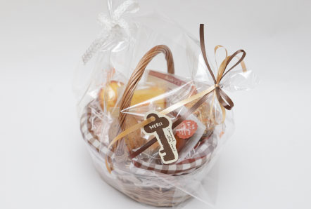 ラッピングバスケット