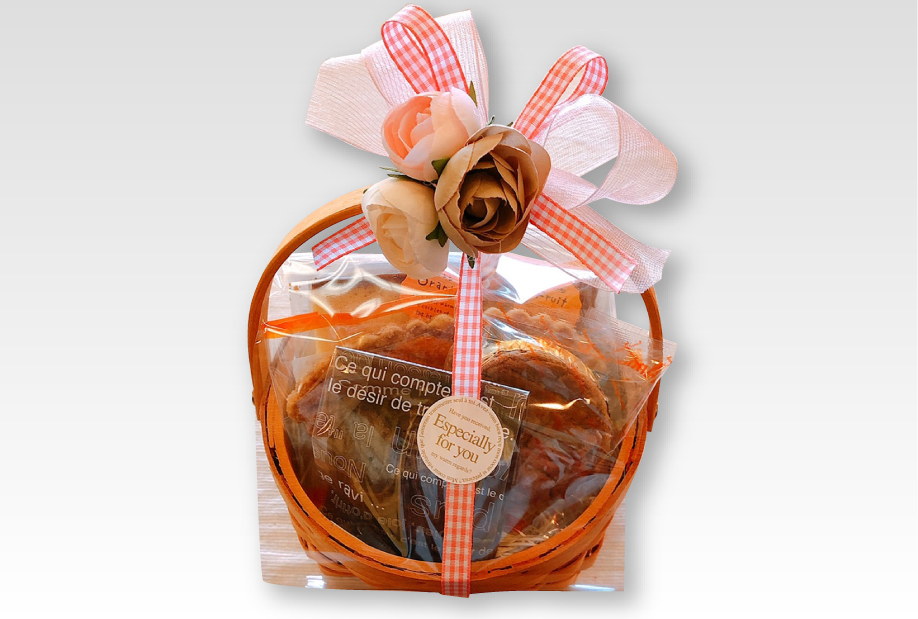 ラッピングバスケット